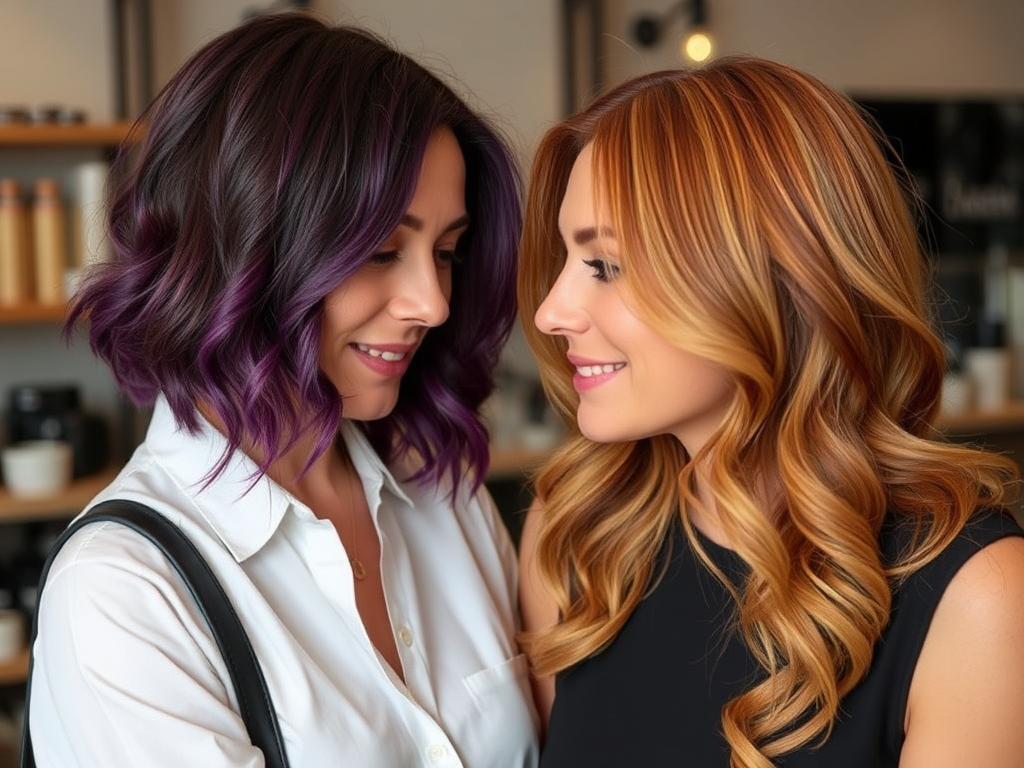 Professional consultation from a colorist expertфото