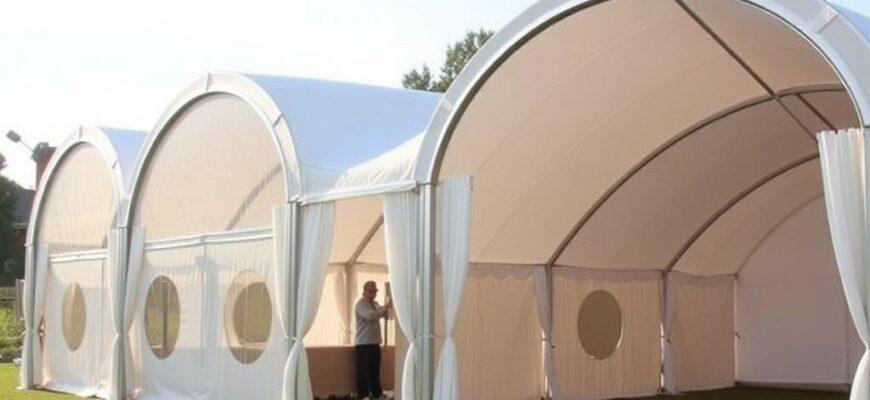 Аренда арочных шатров: как выбрать складную красоту для любого события