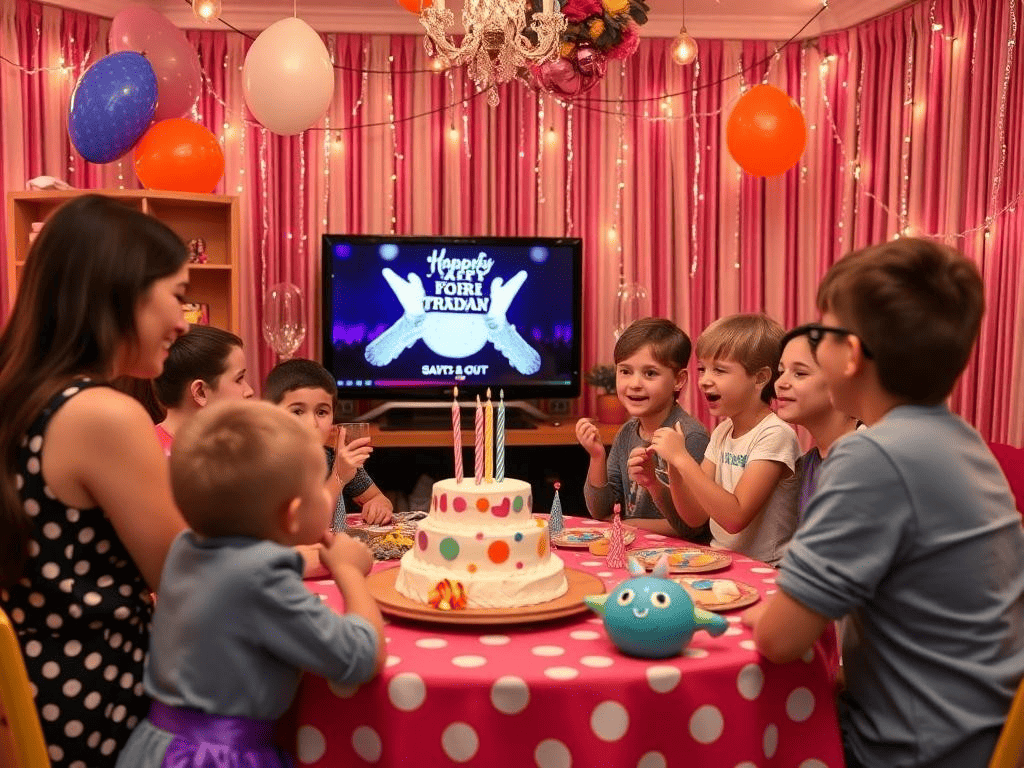 День рождения как живое тв-шоу: как собрать гостей, как будто они зрители любимой передачи