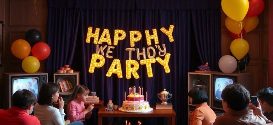 Телешоу на празднике: как устроить день рождения в стиле goodnight.show